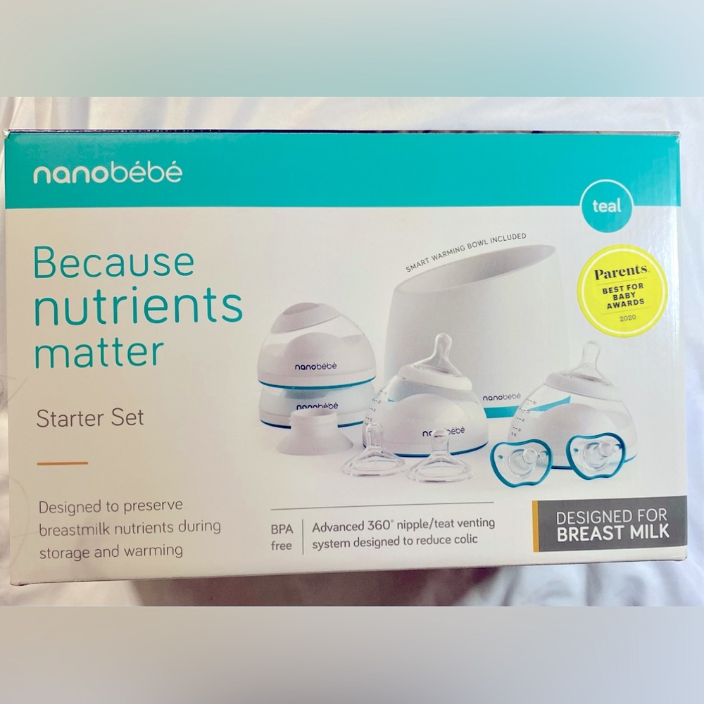 Nanobebe Baby Bottles Breastmilk Starter Set